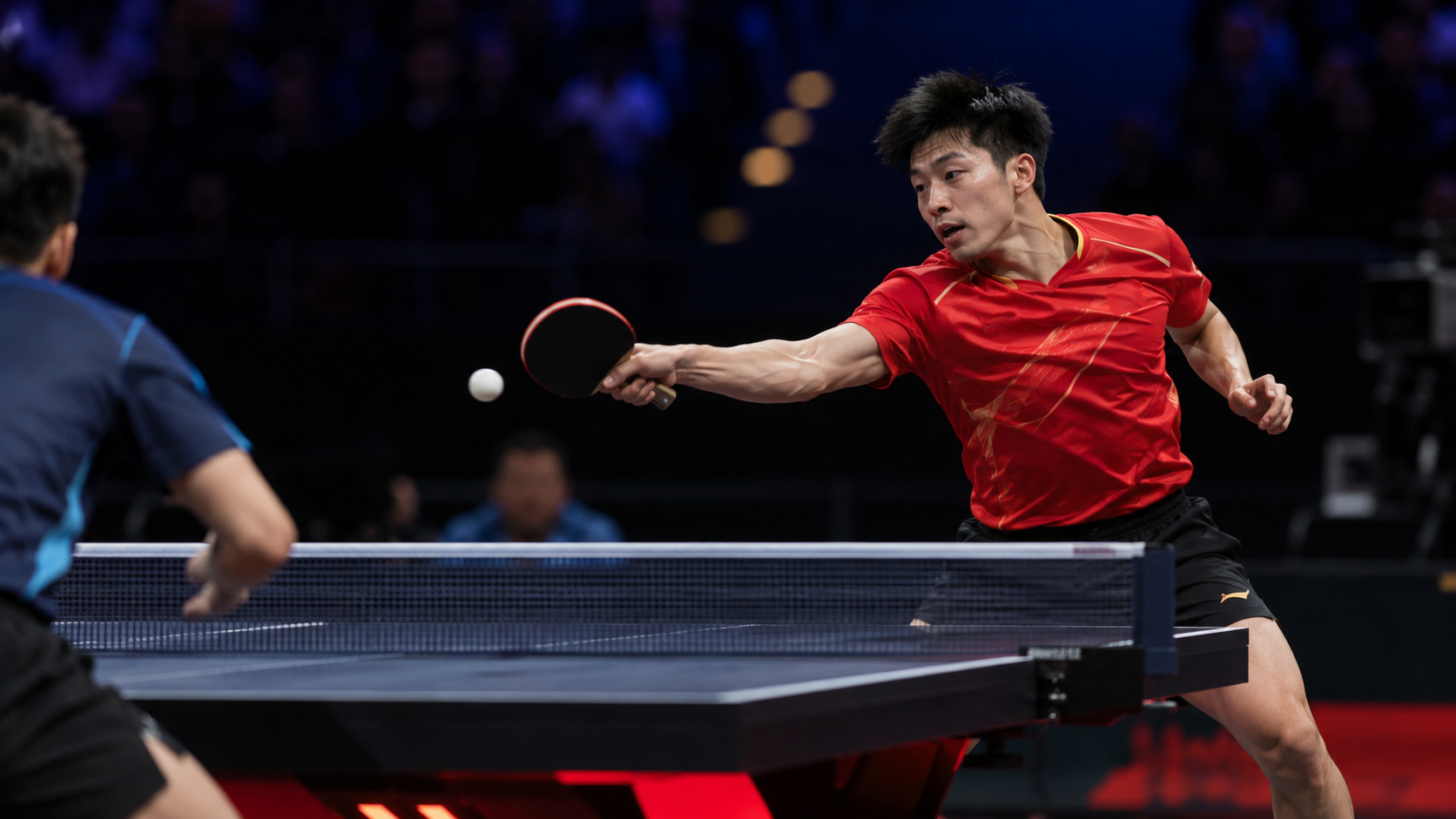 乒乓球正手对攻新闻主图